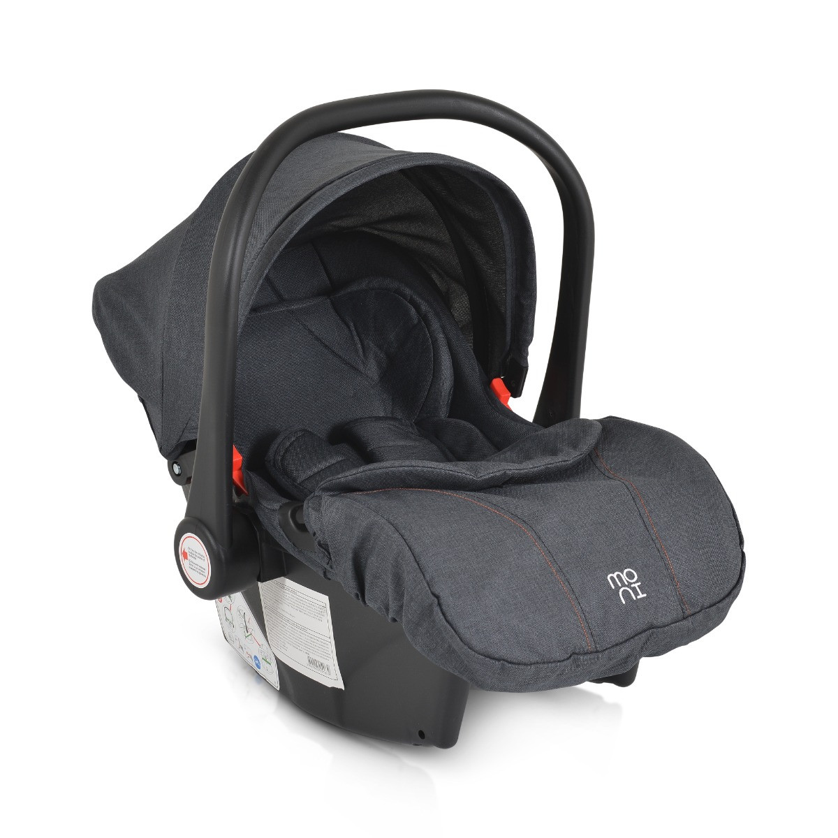 Cangaroo Midas Black 3-in-1 Combi Kinderwagen incl. Autostoel
