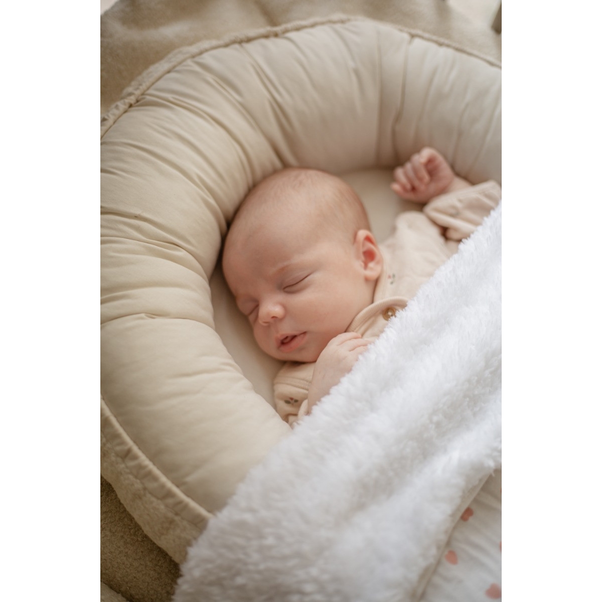 MamaLoes Hartjes Fleece 70x90cm Babydeken