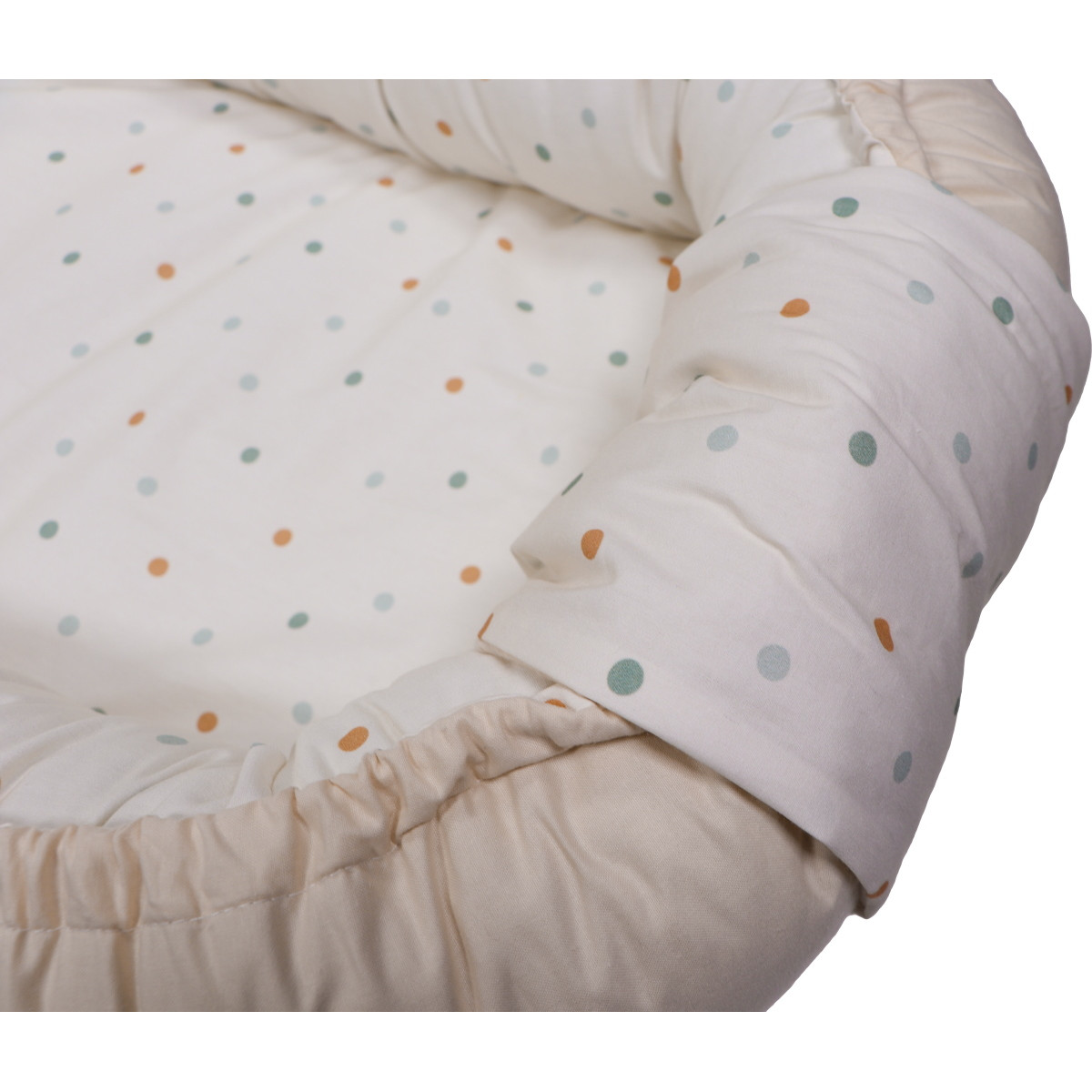 MamaLoes Stippen Omkeerbaar Babynest