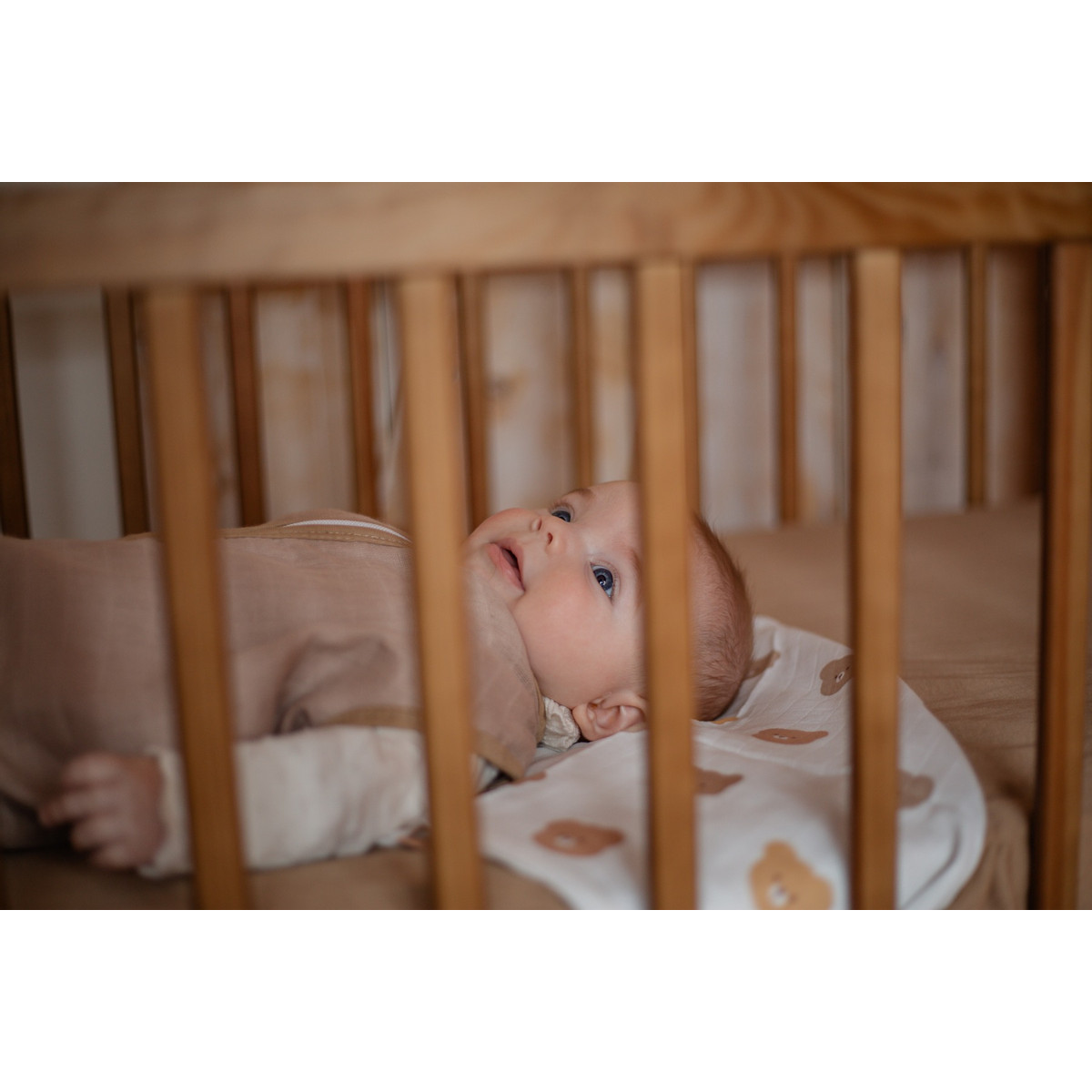 MamaLoes Jersey Latte 60 x 120 cm Ledikant Hoeslaken