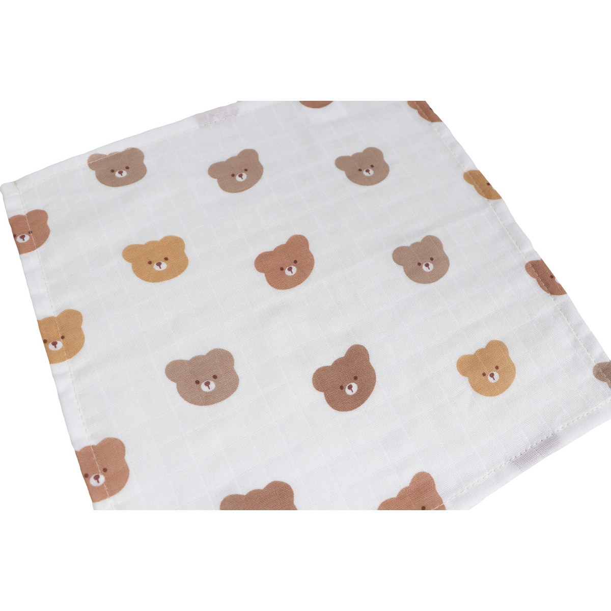 MamaLoes Beertjes 30 x 30 cm 3 Stuks Hydrofiel Monddoekjes