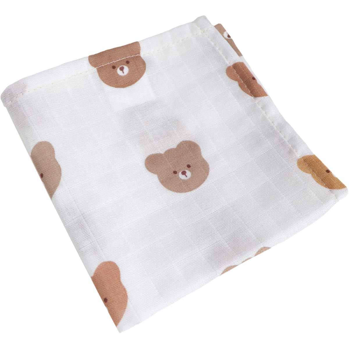 MamaLoes Beertjes 30 x 30 cm 3 Stuks Hydrofiel Monddoekjes