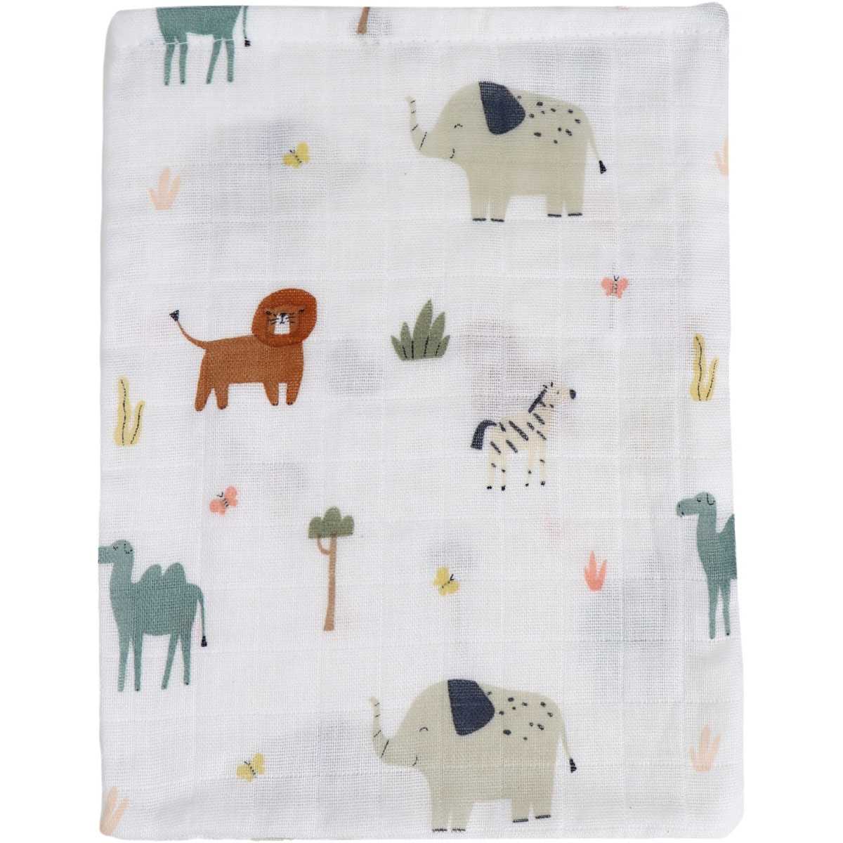 MamaLoes Jungle 15 x 21 cm 3 Stuks Hydrofiel Washandjes