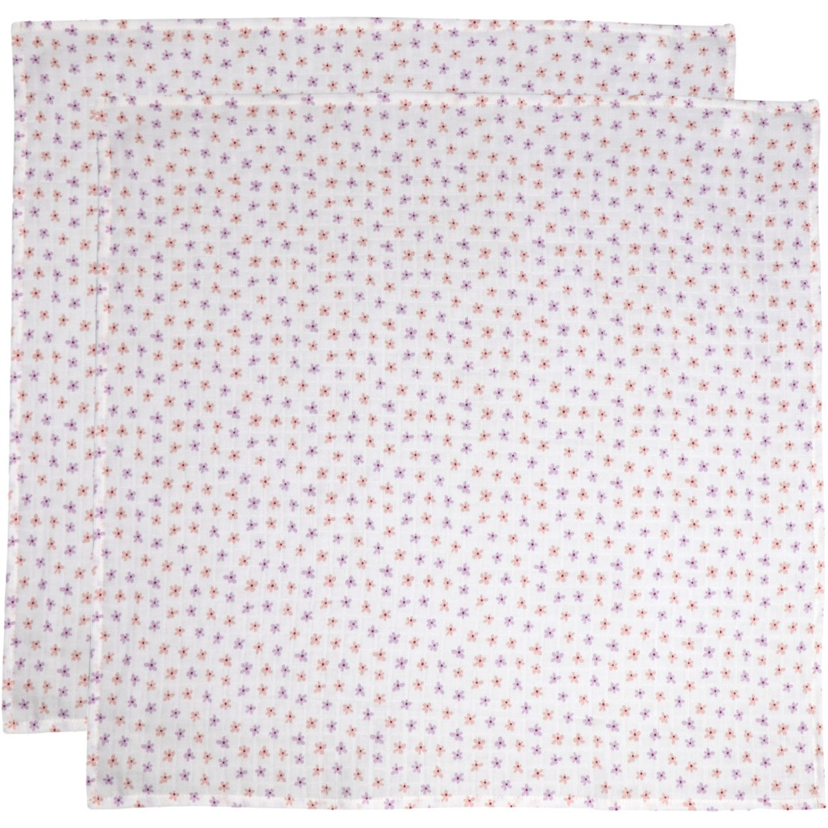 MamaLoes Bloemen 120 x 120 cm Hydrofiel Multidoek 2 Stuks
