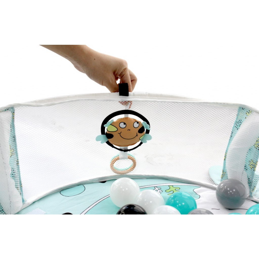 MamaLoes Kikker 3-in-1 Speelkleed/Ballenbak