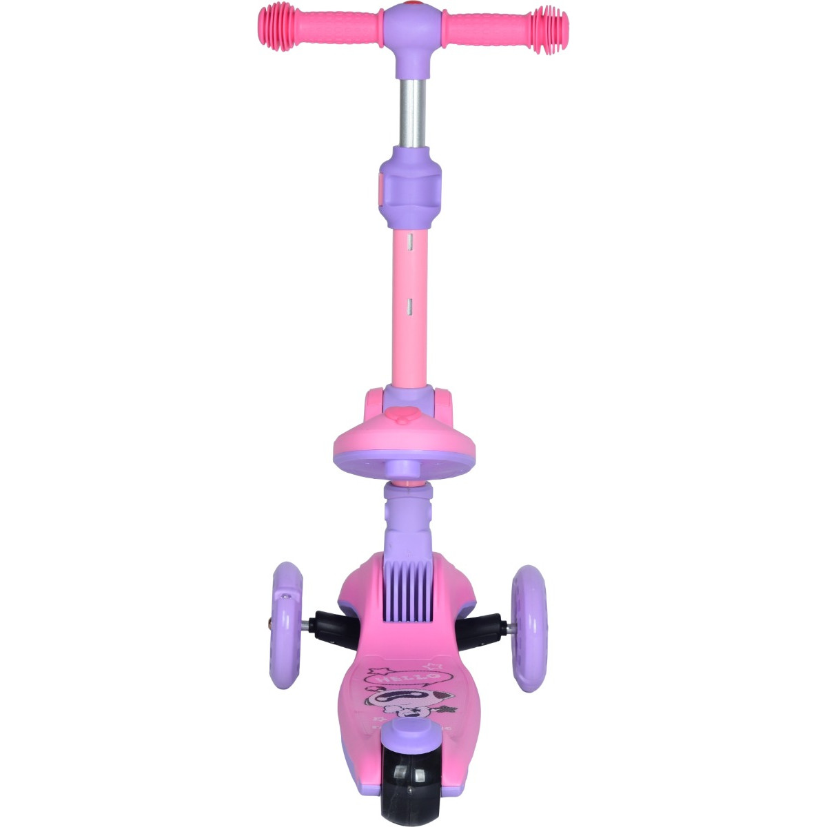 Eco Toys Lisa Roze 2-in-1 Step/Loopfiets