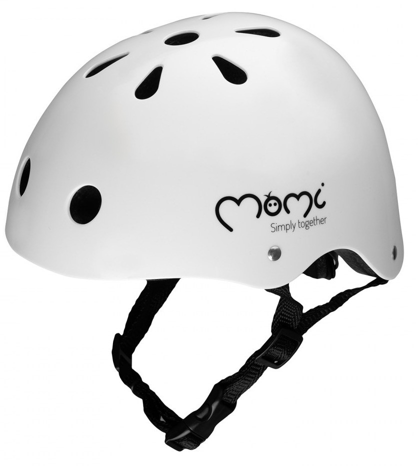 Momi Mimi Matte White 48-55 cm Kinderhelm
