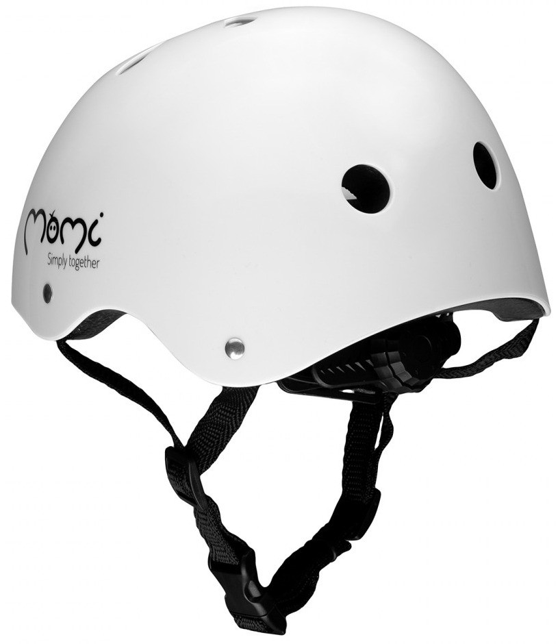 Momi Mimi Matte White 48-55 cm Kinderhelm