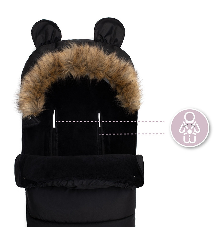 Momi Black Universele Voetenzak