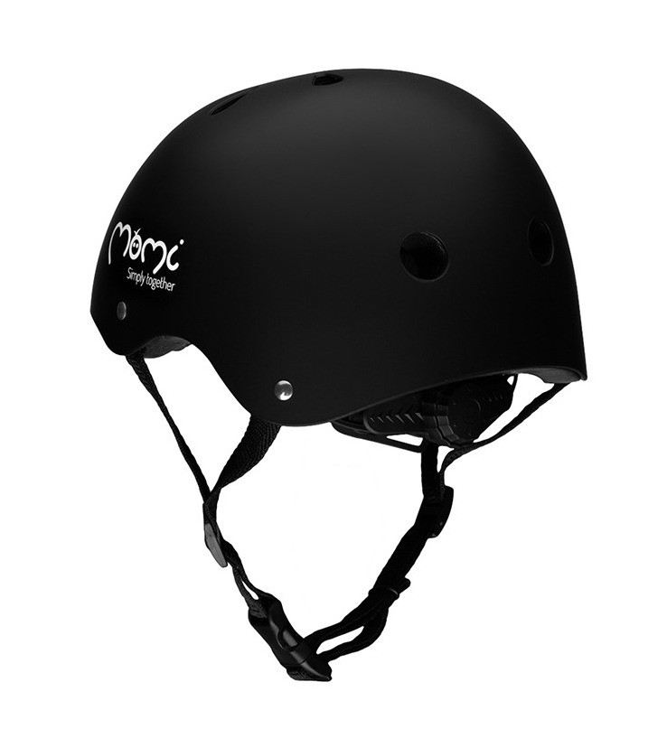 Momi Mimi Matte Black 48-55 cm Kinderhelm
