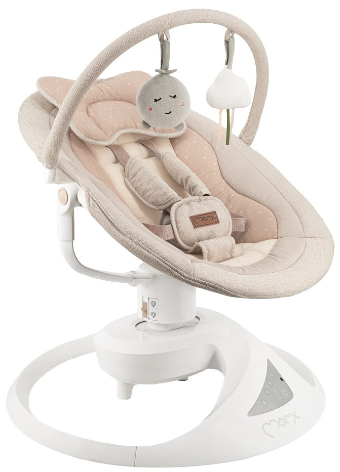 Momi Pearl Beige Elektrische Babyschommel