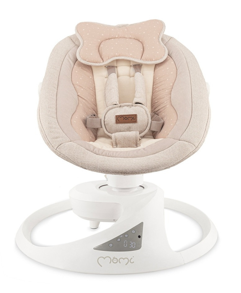Momi Pearl Beige Elektrische Babyschommel