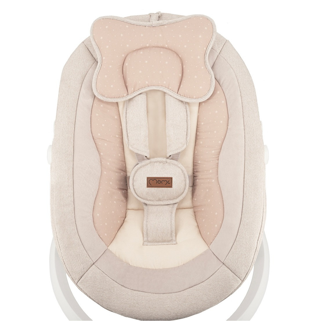 Momi Pearl Beige Elektrische Babyschommel