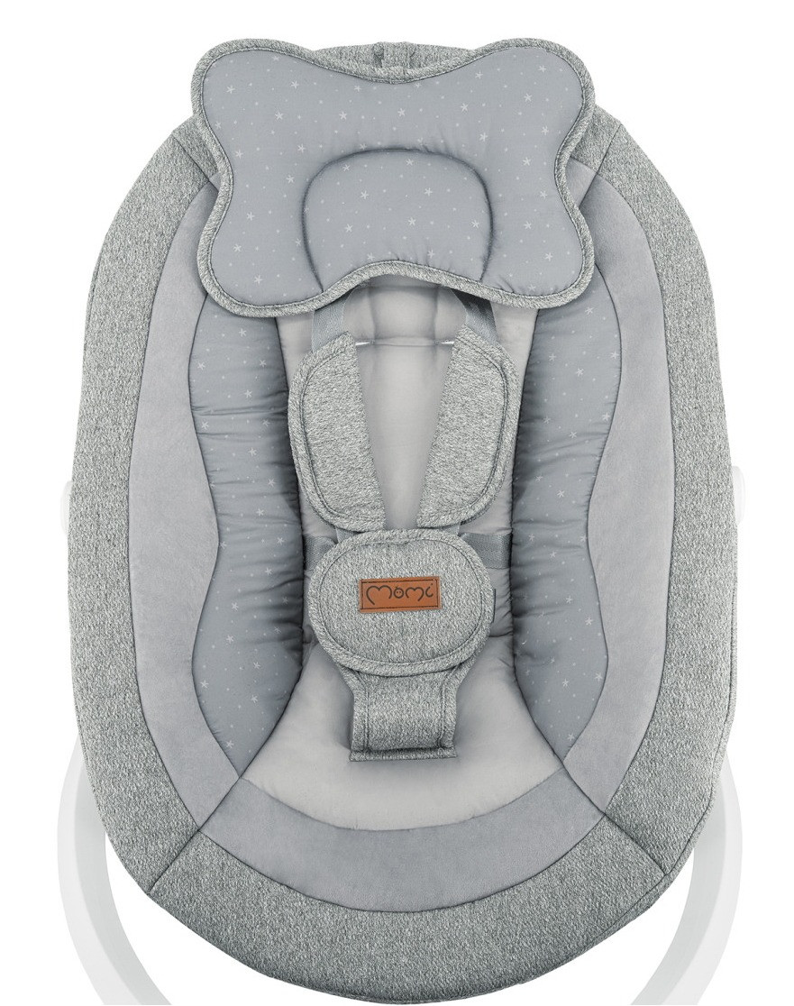 Momi Pearl Grey Elektrische Babyschommel