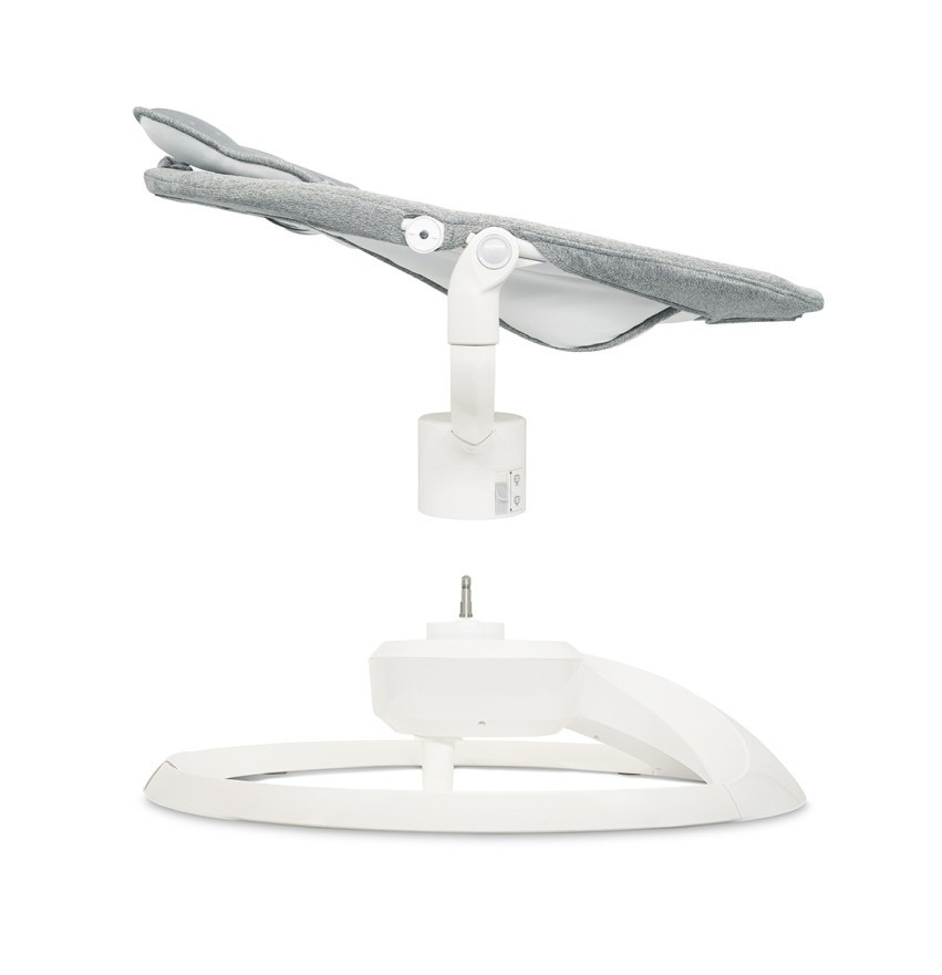 Momi Pearl Grey Elektrische Babyschommel