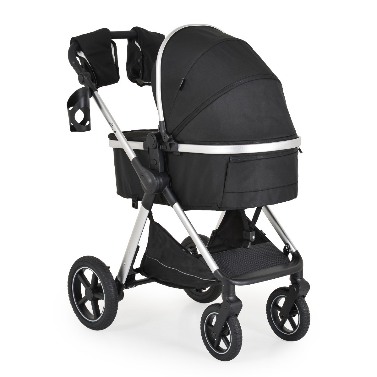 Moni Alina Black Onyx 3-in-1 Combi Kinderwagen met i-Size Autostoel