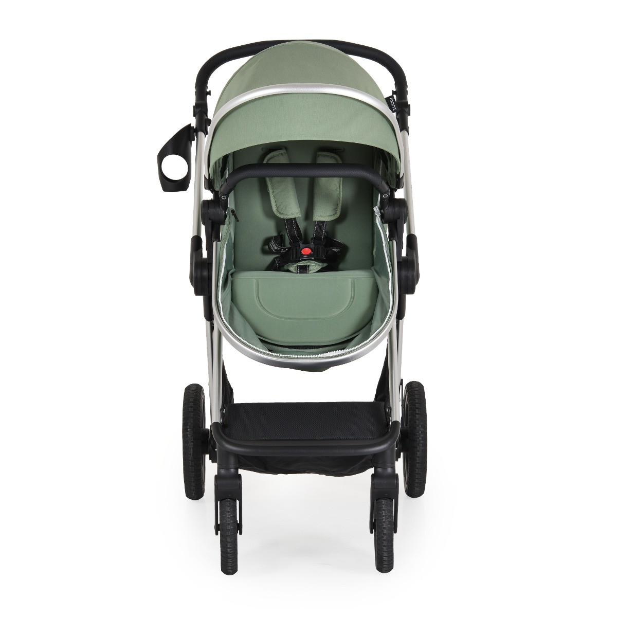 Moni Alina Dark Green 3-in-1 Combi Kinderwagen met i-Size Autostoel