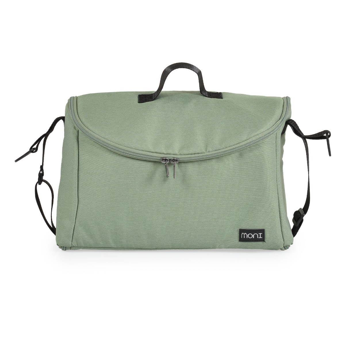 Moni Alina Dark Green 3-in-1 Combi Kinderwagen met i-Size Autostoel