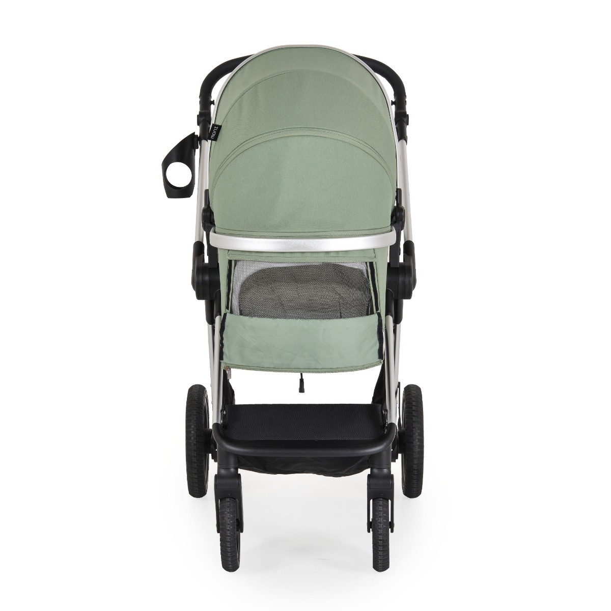 Moni Alina Dark Green 3-in-1 Combi Kinderwagen met i-Size Autostoel