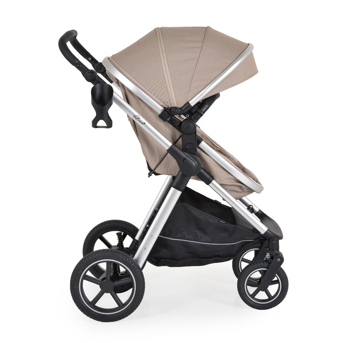 Moni Alina Seed Pearl 3-in-1 Combi Kinderwagen met i-Size Autostoel