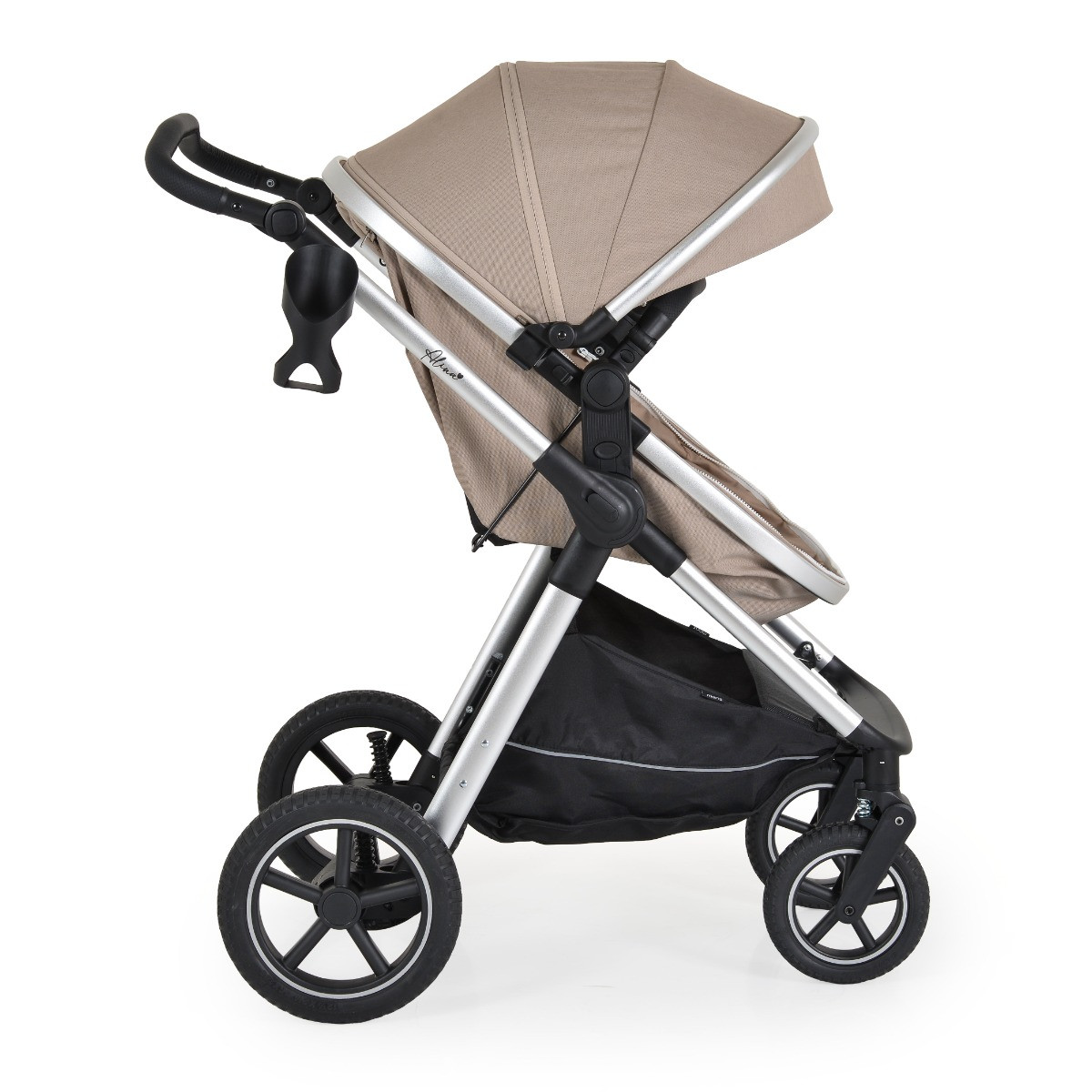 Moni Alina Seed Pearl 3-in-1 Combi Kinderwagen met i-Size Autostoel