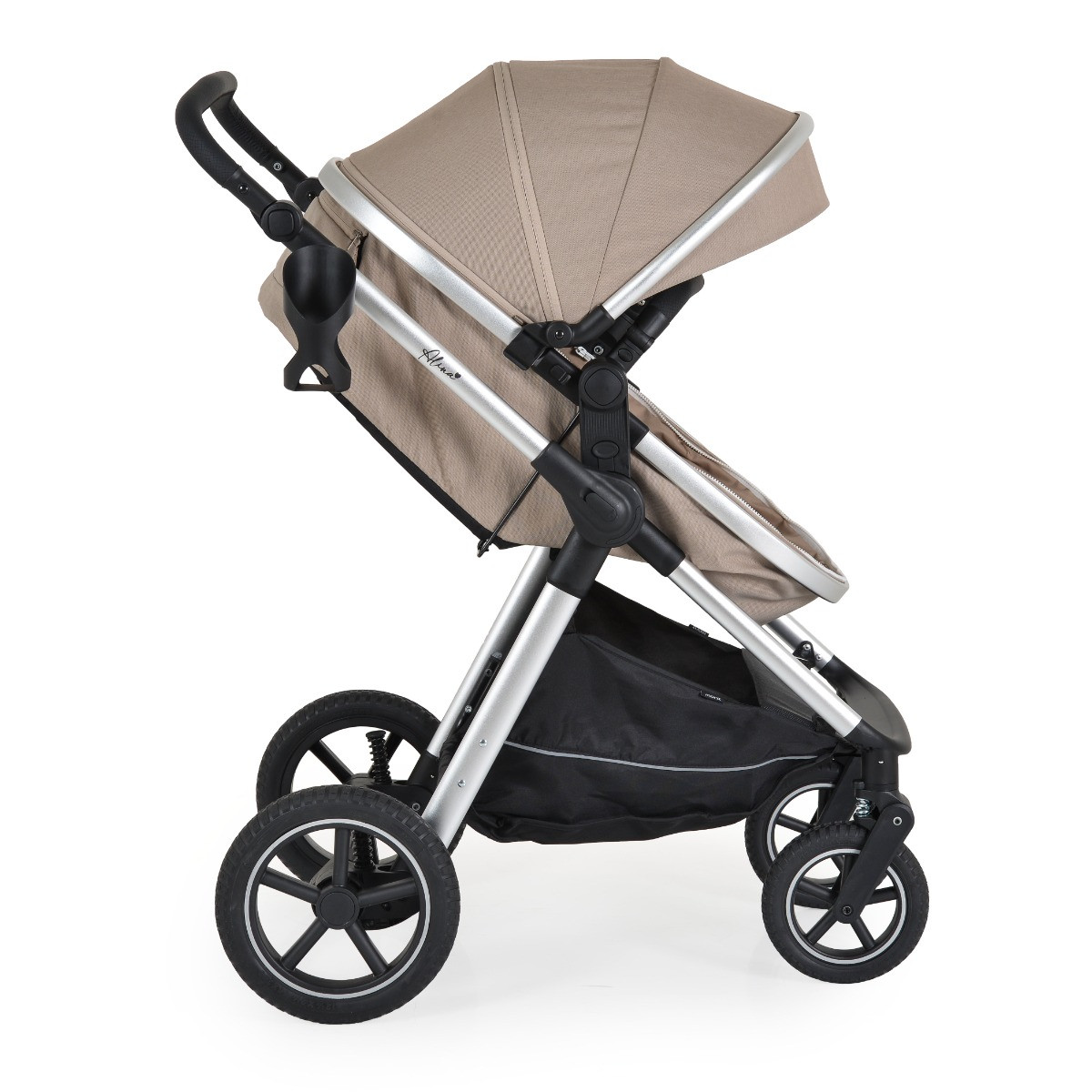 Moni Alina Seed Pearl 3-in-1 Combi Kinderwagen met i-Size Autostoel
