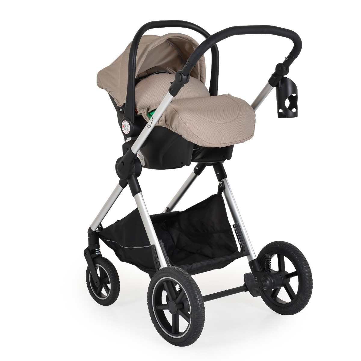 Moni Alina Seed Pearl 3-in-1 Combi Kinderwagen met i-Size Autostoel