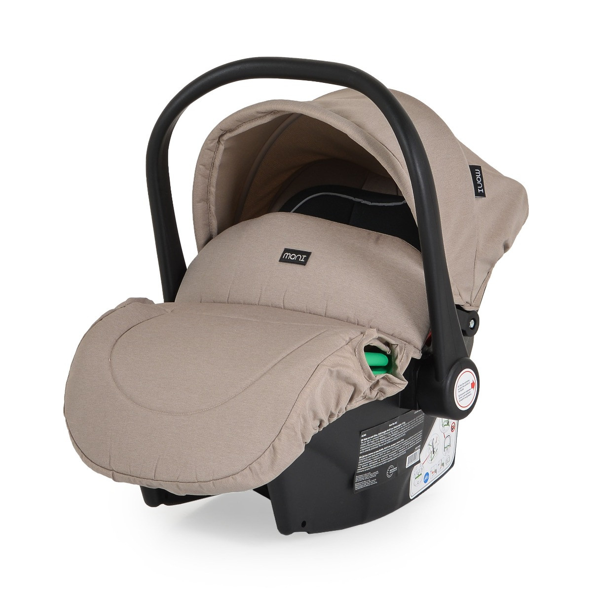 Moni Alina Seed Pearl 3-in-1 Combi Kinderwagen met i-Size Autostoel