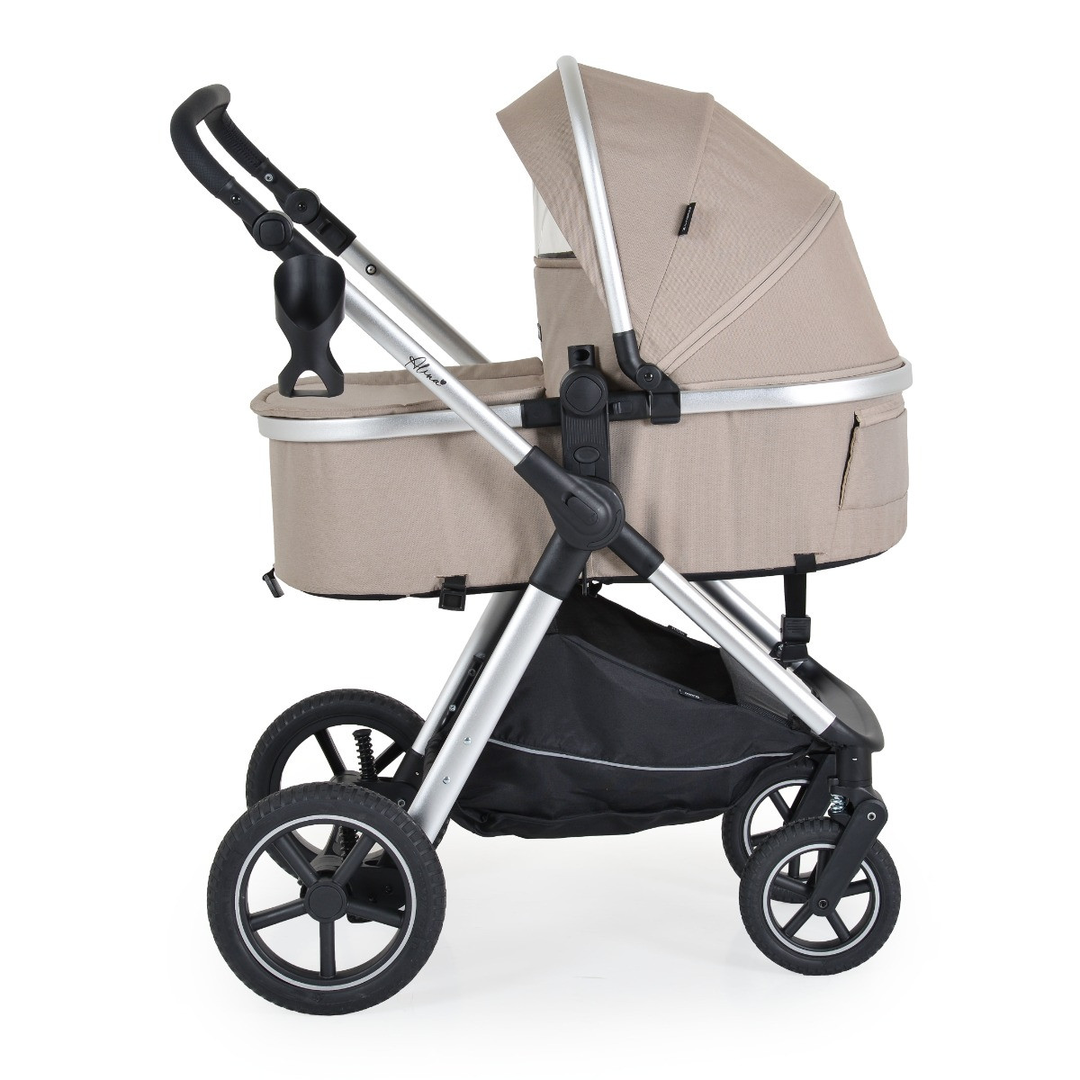 Moni Alina Seed Pearl 3-in-1 Combi Kinderwagen met i-Size Autostoel