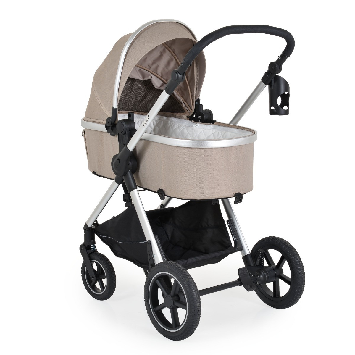 Moni Alina Seed Pearl 3-in-1 Combi Kinderwagen met i-Size Autostoel