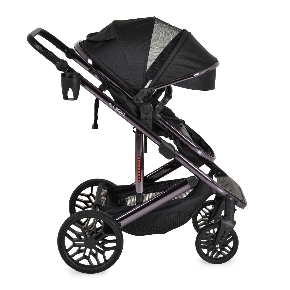 Moni All Road Black 3-in-1 Combi Kinderwagen met i-Size Autostoel