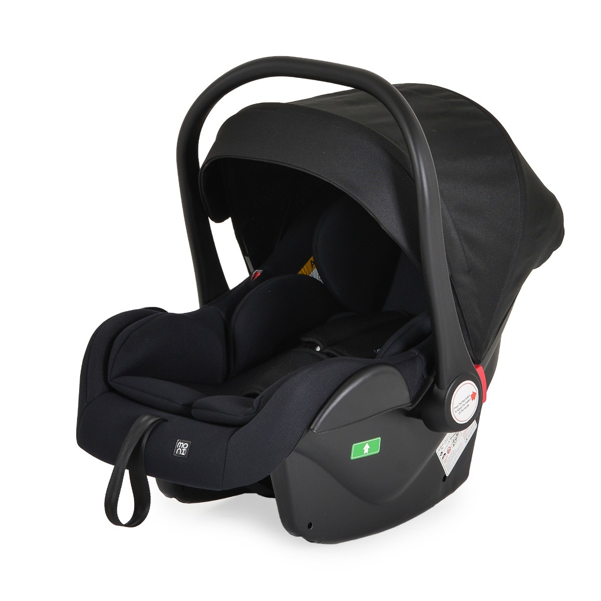 Moni All Road Black 3-in-1 Combi Kinderwagen met i-Size Autostoel
