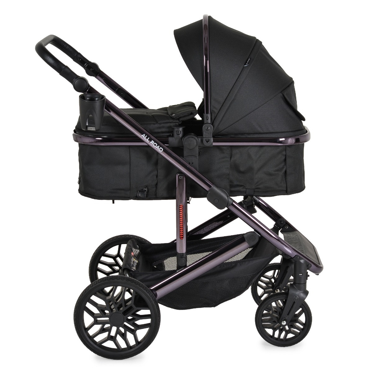 Moni All Road Black 3-in-1 Combi Kinderwagen met i-Size Autostoel