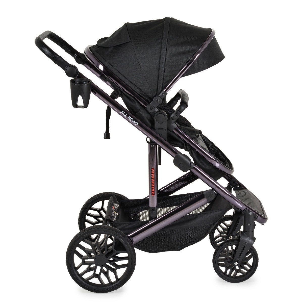 Moni All Road Black 3-in-1 Combi Kinderwagen met i-Size Autostoel
