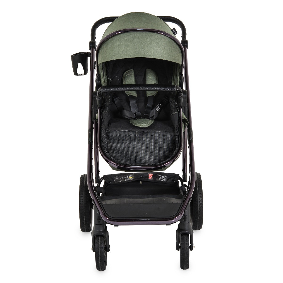 Moni All Road Dark Green 3-in-1 Combi Kinderwagen met i-Size Autostoel