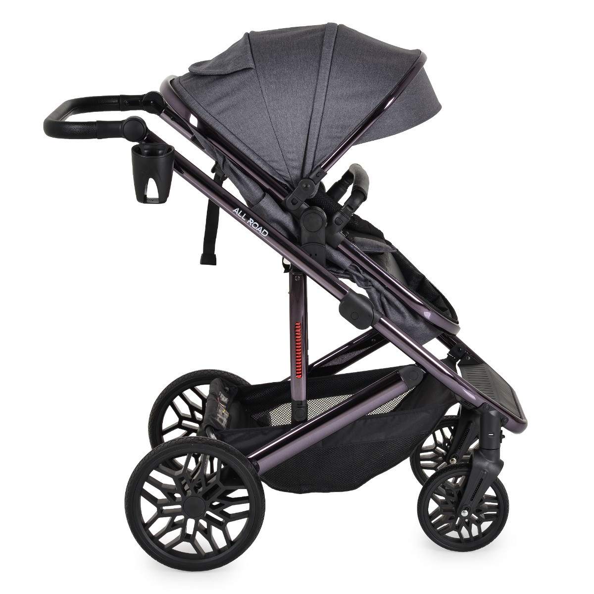 Moni All Road Grey 3-in-1 Combi Kinderwagen met i-Size Autostoel