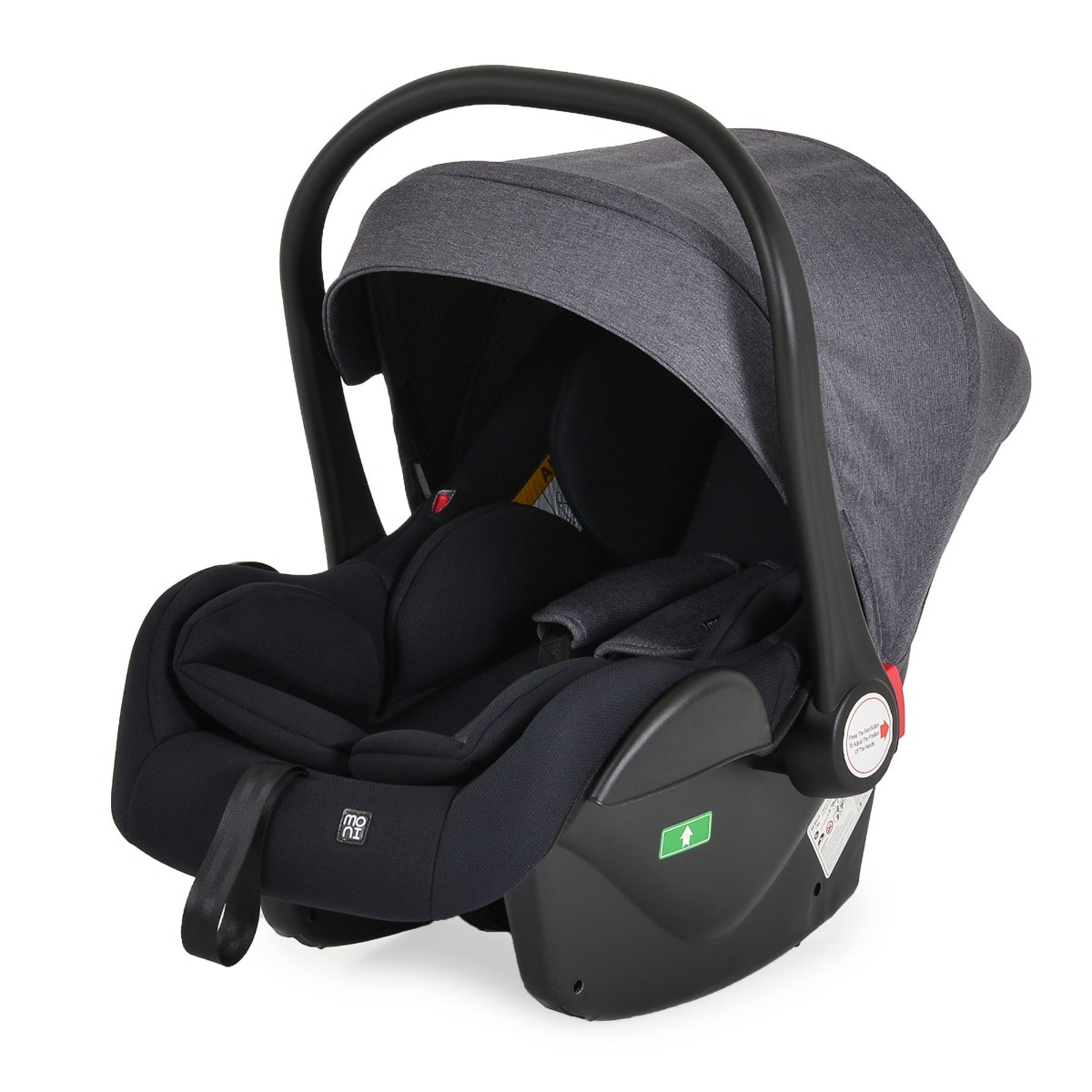 Moni All Road Grey 3-in-1 Combi Kinderwagen met i-Size Autostoel