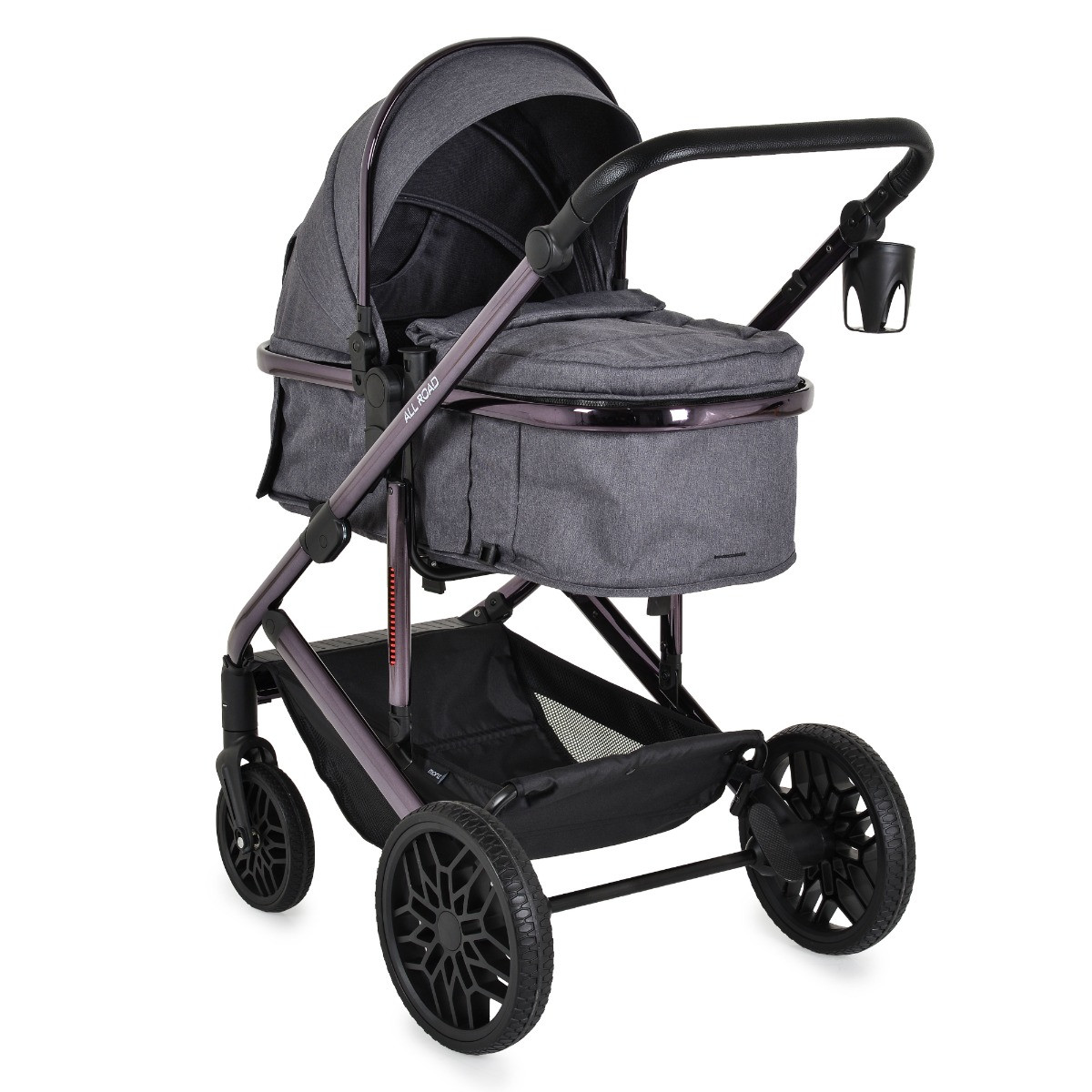 Moni All Road Grey 3-in-1 Combi Kinderwagen met i-Size Autostoel