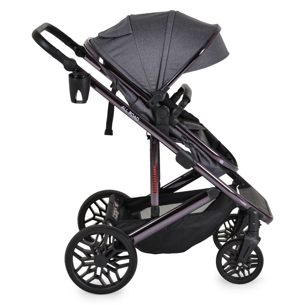 Moni All Road Grey 3-in-1 Combi Kinderwagen met i-Size Autostoel