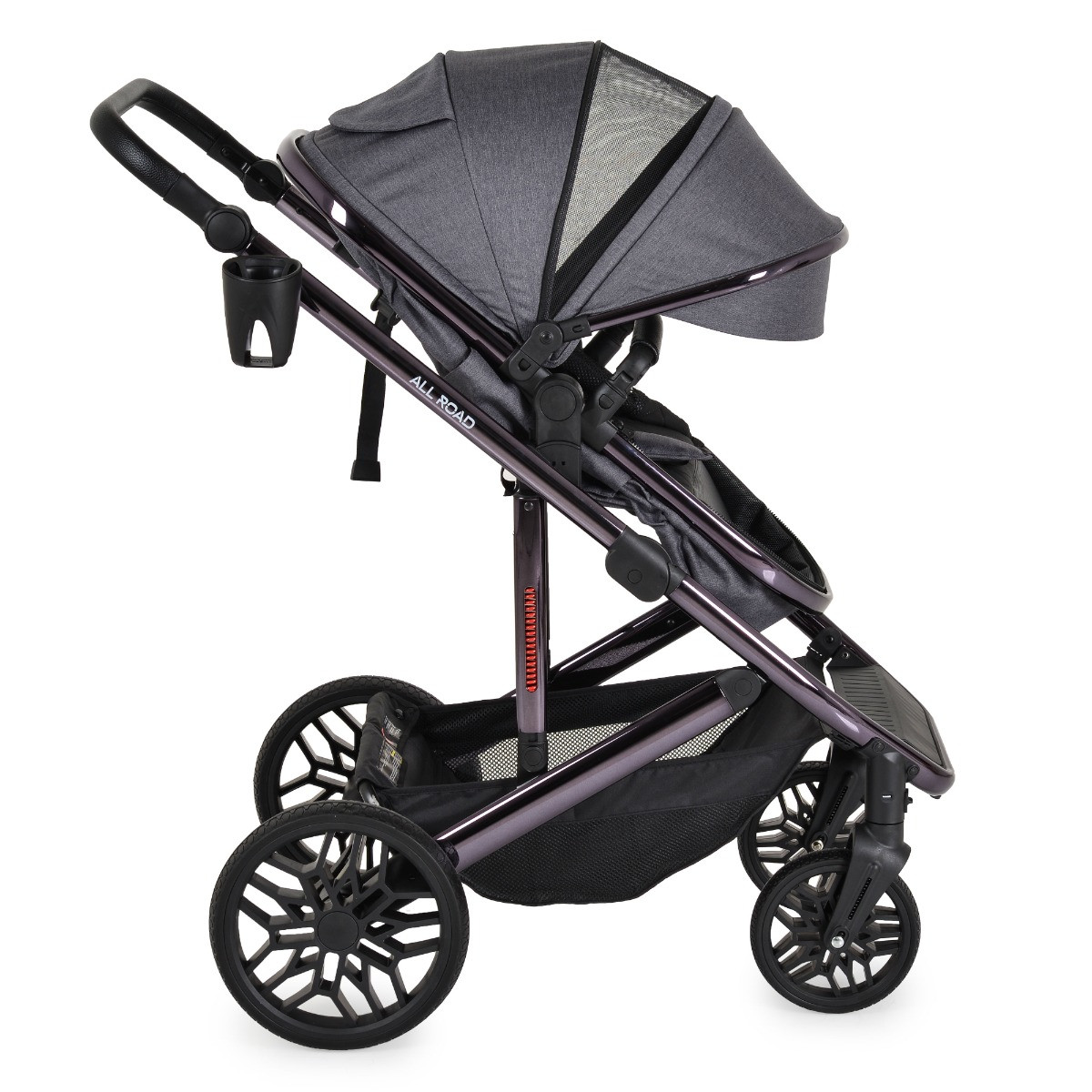 Moni All Road Grey 3-in-1 Combi Kinderwagen met i-Size Autostoel