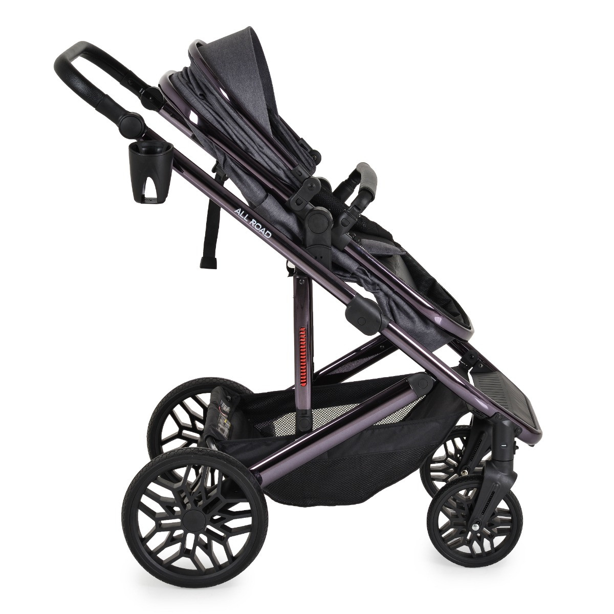 Moni All Road Grey 3-in-1 Combi Kinderwagen met i-Size Autostoel