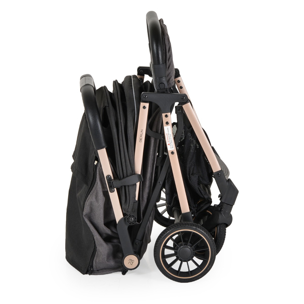 Moni Berlin Premium Black Wandelwagen