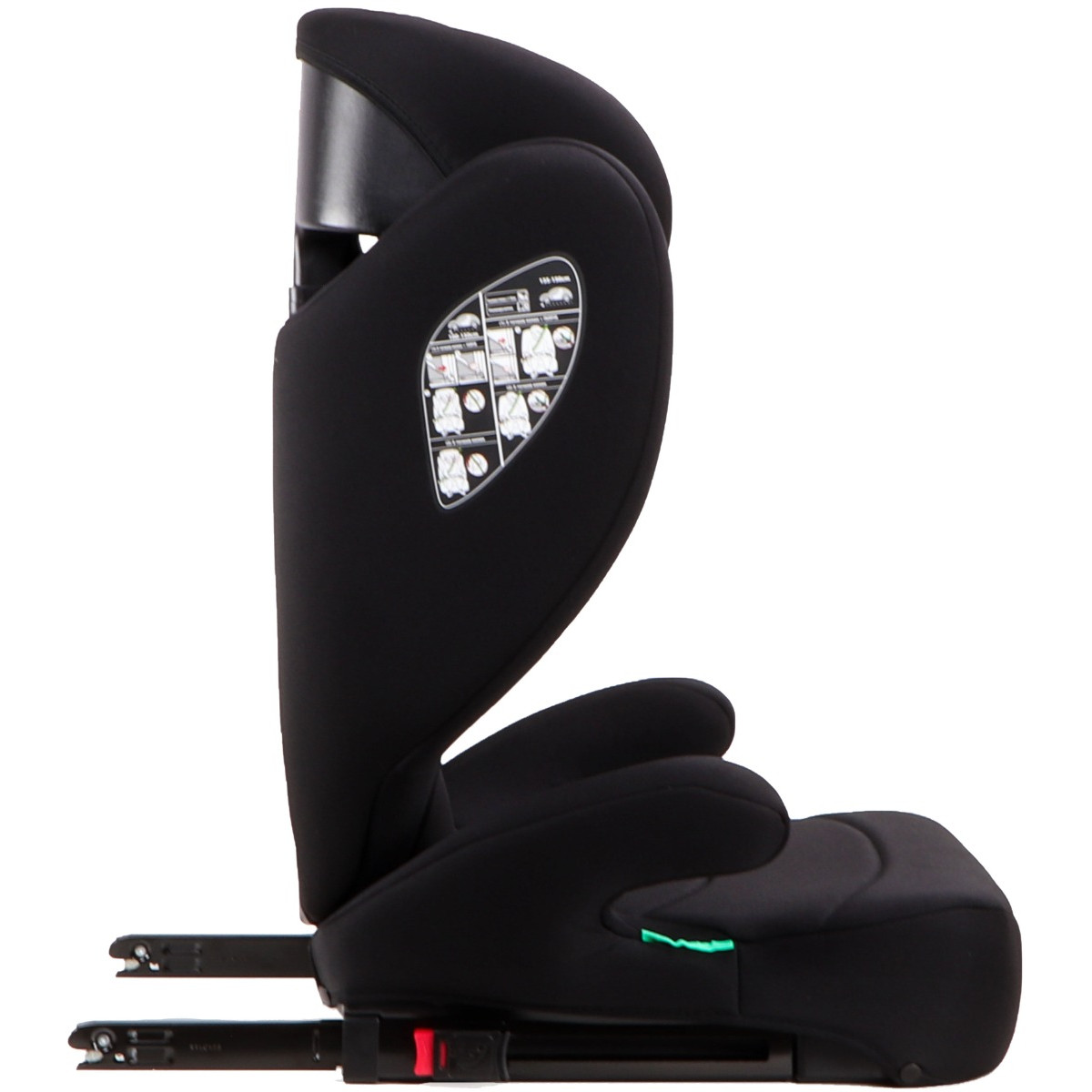 Moni i-Race Cosmo Black 100-150 cm Isofix i-Size Autostoel