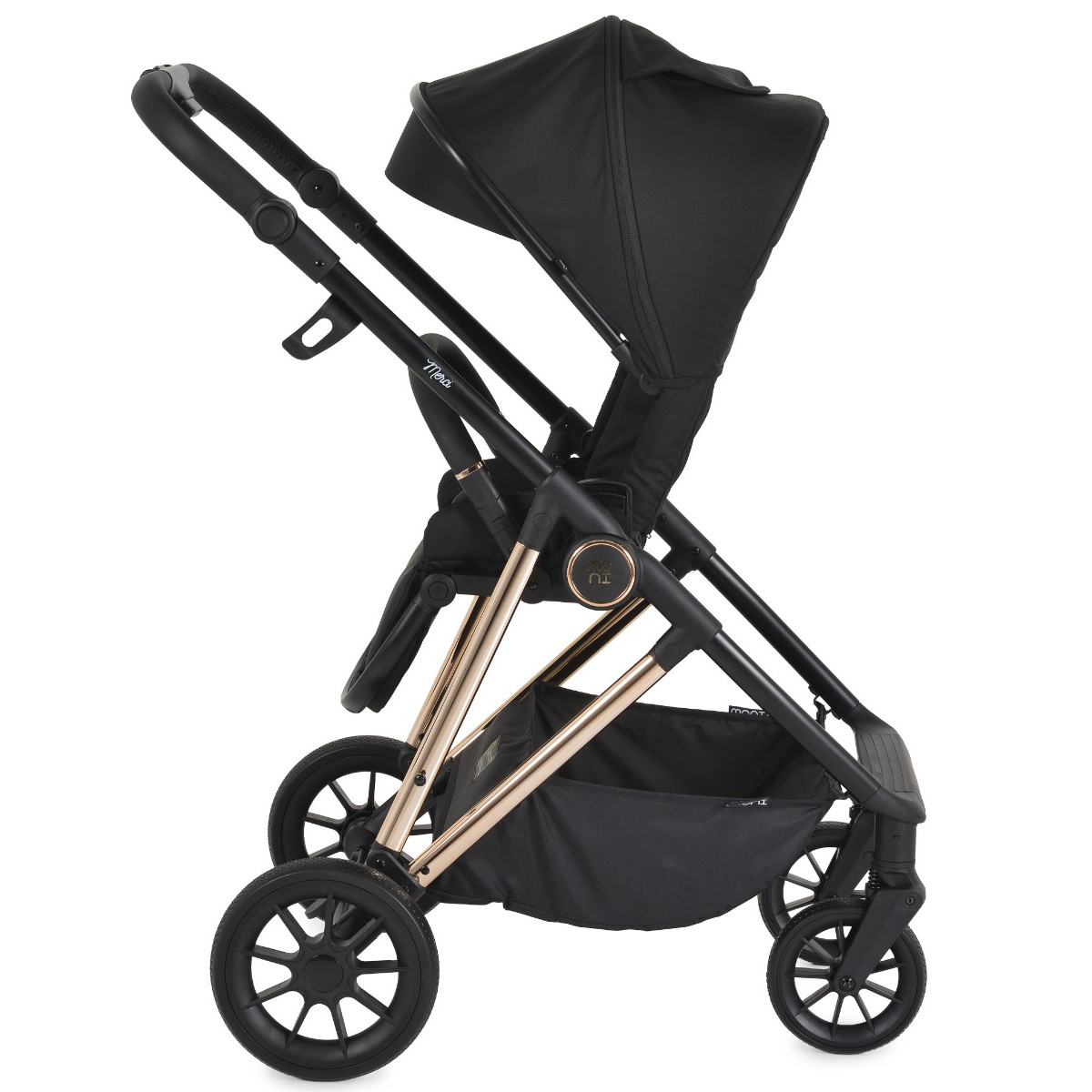 Moni Merci Onyx Black 3-in-1 Kinderwagen met i-Size Autostoel