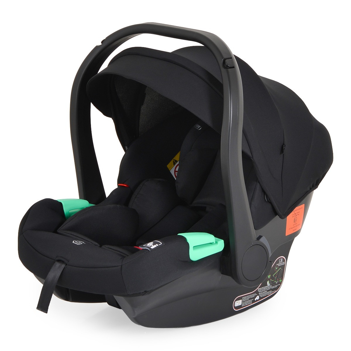 Moni Merci Onyx Black 3-in-1 Kinderwagen met i-Size Autostoel