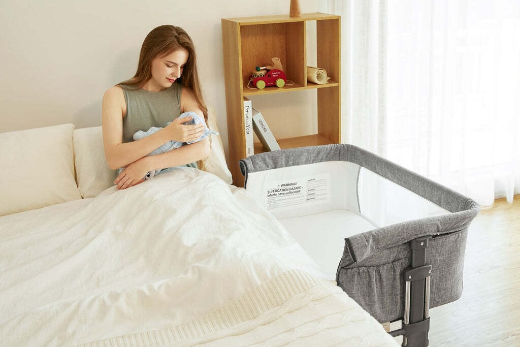 Moni Mika Micky Deluxe Wieg aan Bed