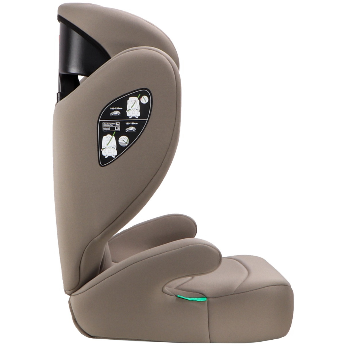 Moni Race Cool Beige 100-150 cm i-Size Autostoel