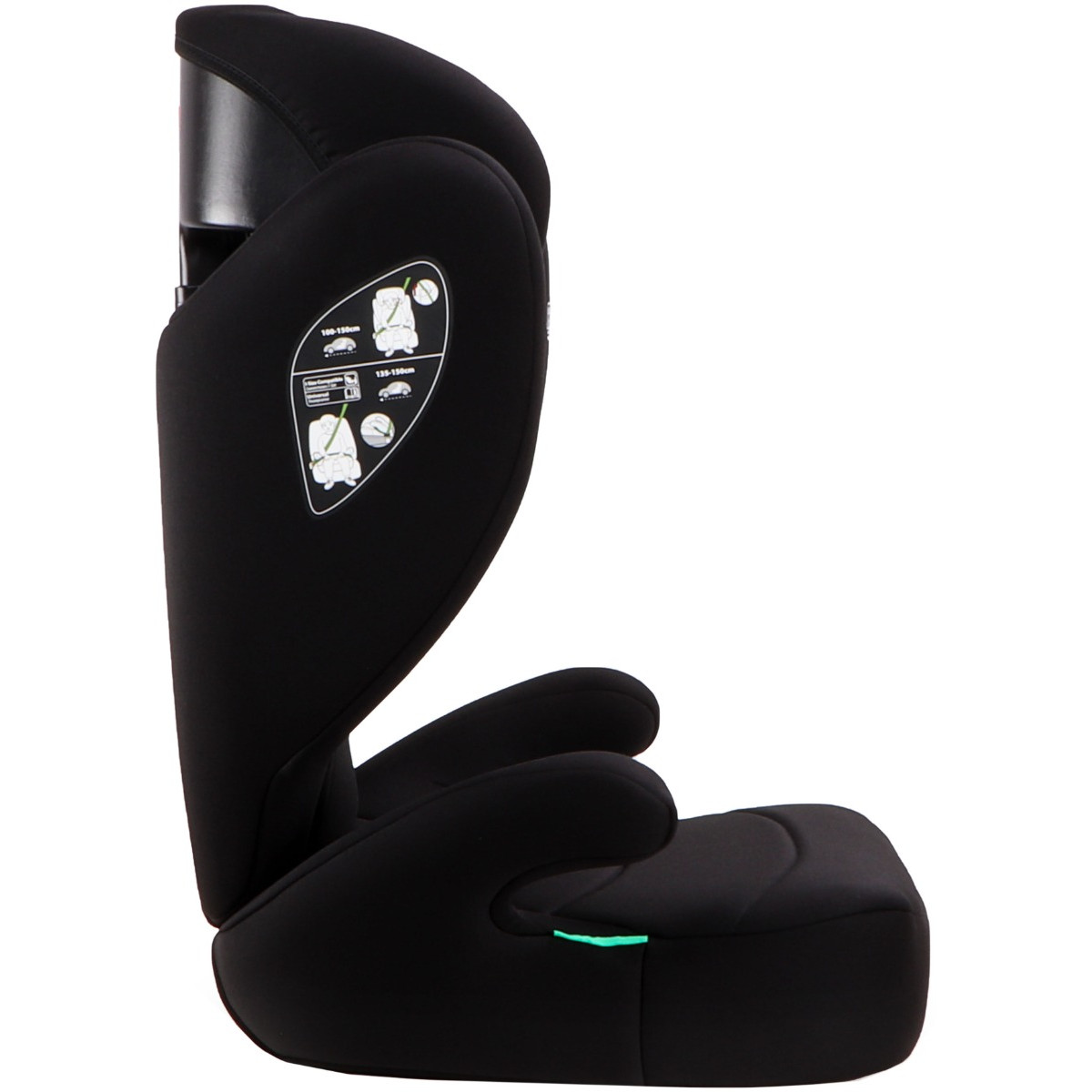 Moni Race Cosmo Black 100-150 cm i-Size Autostoel