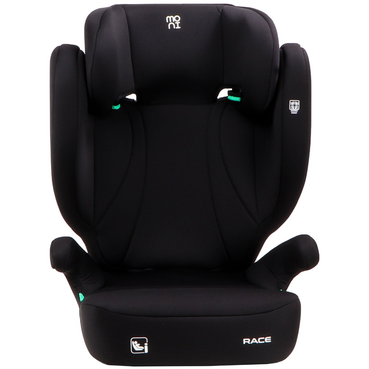 Moni Race Cosmo Black 100-150 cm i-Size Autostoel