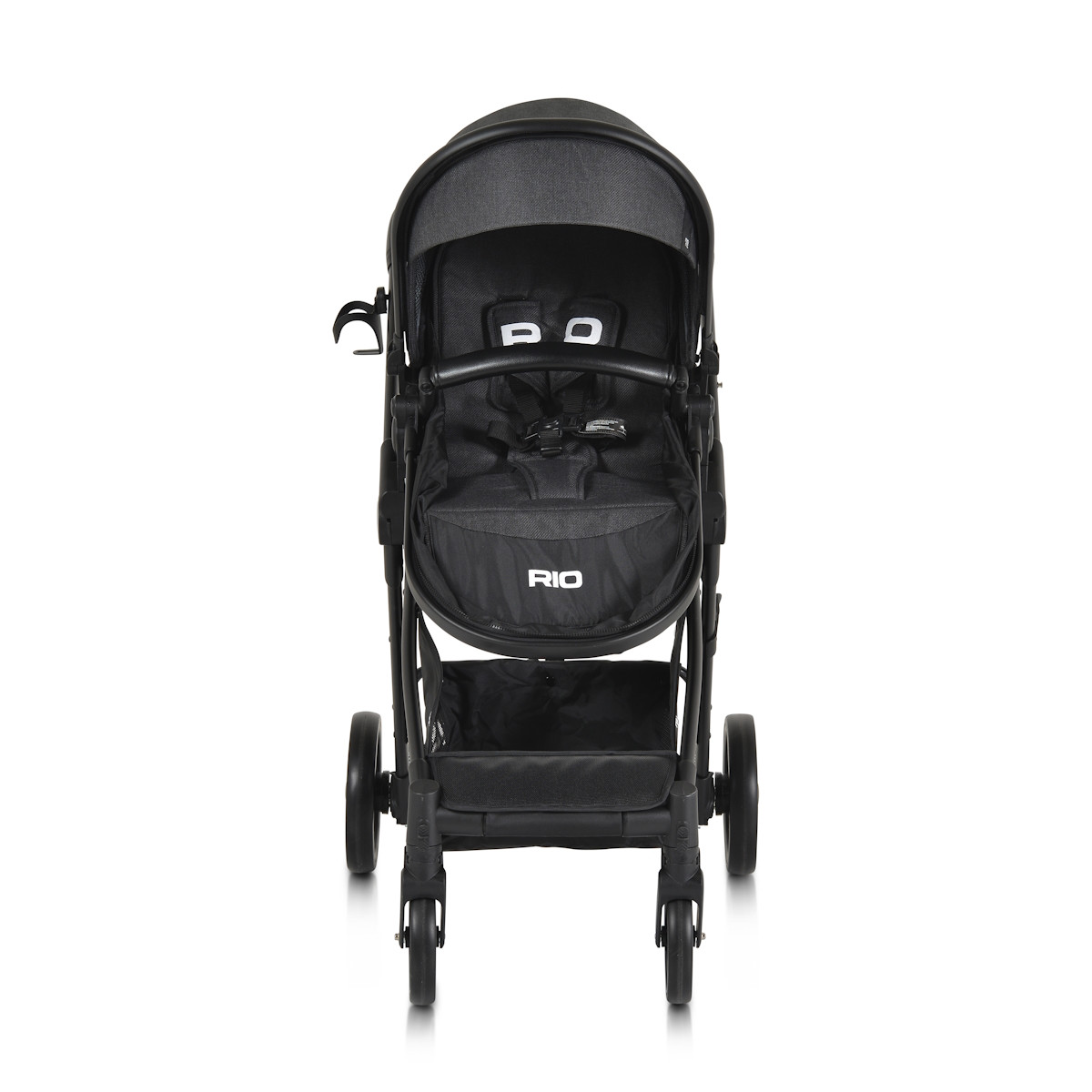 Moni Rio Black 3-in-1 Combi Kinderwagen Incl. i-Size Autostoel